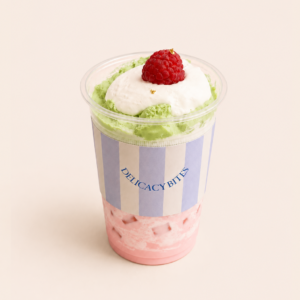 Cloudy Strawberry Matcha